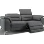 Graue Moderne Sofanella Gandino Zweisitzer-Sofas aus Stoff Breite 100-150cm, Höhe 100-150cm, Tiefe 50-100cm 2 Personen 