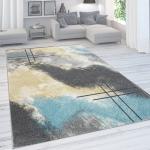 Reduzierte Pastellrosa Abstrakt Paco Home Design-Teppiche aus Textil 