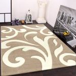 Cremefarbene Moderne Paco Home Design-Teppiche aus Polypropylen 