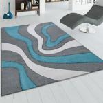 Schwarze Abstrakte Moderne Paco Home Design-Teppiche aus Textil 80x150 