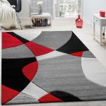 Reduzierte Anthrazitfarbene Paco Home Design-Teppiche aus Textil 