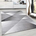 Schwarze Melierte VIMODA Homestyle Design-Teppiche aus Textil 