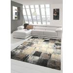 Cremefarbene Karo Moderne Design-Teppiche aus Polypropylen 120x170 