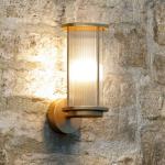Reduzierte Goldene Wandlampen & Wandleuchten aus Messing dimmbar E27 