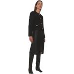 Schwarze Designers Remix Boucle-Jacken aus Bouclé für Damen Größe L 