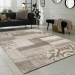 Braune Melierte Moderne Paco Home Design-Teppiche aus Polypropylen 80x150 