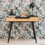 Schwarze Moderne Violata Furniture Rechteckige Kinderschreibtische & Jugendschreibtische lackiert aus Metall mit Schublade 