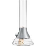 Silberne Moderne Petroleumlampen Gebürstete aus Glas 