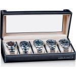 Schwarze Designhütte Uhrenaufbewahrungen: Uhrenboxen & Uhrenkästen aus Holz 
