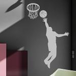 Graue Designscape Wandtattoos Basketball 