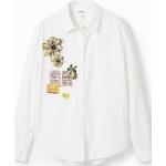 Beige Elegante Desigual Businesskleidung mit Knopf aus Baumwolle für Damen Größe XXL für den für den Herbst 