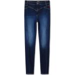 Reduzierte Blaue Bestickte Desigual Jeans mit Stickerei mit Reißverschluss aus Baumwolle enganliegend für Damen Größe XXL 