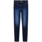 Reduzierte Blaue Bestickte Desigual Jeans mit Stickerei mit Reißverschluss aus Baumwolle enganliegend für Damen Größe 3 XL 