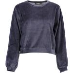 Reduzierte Blaue Langärmelige Desigual Rundhals-Ausschnitt Damensweatshirts aus Baumwolle Größe L 