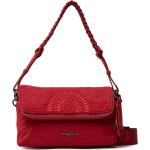 Rote Desigual Mini Handtaschen aus Kunstfaser für Damen 