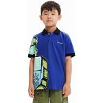 Marineblaue Desigual Kinderpoloshirts & Kinderpolohemden für Jungen Größe 110 
