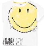 Reduzierte Weiße Desigual Emoji Smiley Kinder T-Shirts für Mädchen 