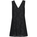 Schwarze Casual Desigual Mini V-Ausschnitt Minikleider & kurze Kleider aus Polyamid für Damen 