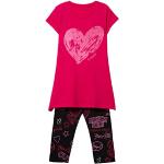 Desigual Mädchen Girl Knit Short Sleeve (Pack_Papaya) T-Shirt, Rot (Pink Fuschia 3022), 104 (Herstellergröße: S)