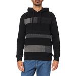 Schwarze Desigual Herrensweatshirts mit Kapuze Größe XL für den für den Herbst 