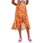 Orange Desigual Midi Leinenröcke aus Viskose für Damen Größe XS für den für den Sommer 