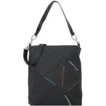 Reduzierte Schwarze Desigual Damenschultertaschen & Damenshoulderbags mit Reißverschluss aus Textil 