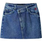 Reduzierte Blaue Desigual Mini Jeansröcke aus Baumwolle für Damen Größe XS für den für den Herbst 