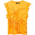 Reduzierte Orange Desigual T-Shirts für Damen Größe L 