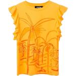 Reduzierte Orange Desigual T-Shirts für Damen Größe XS 