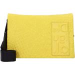 Gelbe Desigual Umhängetaschen mit Riemchen aus Kunstfaser mit Außentaschen für Damen 