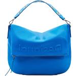 Marineblaue Desigual Damenschultertaschen & Damenshoulderbags aus PU 