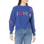 Desigual Women's JERS_I Love Sweatshirt, Blue, M