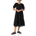 Schwarze Bestickte Boho Desigual Bestickte Kleider für Damen Größe M 