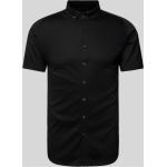 Desoto Business-Hemd mit Button-Down-Kragen (XL Black)
