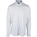 Reduzierte Graue Casual Langärmelige Desoto Herrenlangarmhemden aus Baumwolle Größe 5 XL 