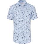 Marineblaue Desoto Bügelfreie Hemden aus Jersey für Herren Größe S 