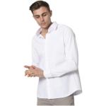 Weiße Casual Langärmelige Desoto Herrenlangarmhemden Größe L 