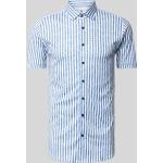 Desoto Slim Fit Business-Hemd in Melange-Optik (L Jeansblau)