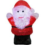 Deuba Dekofigur, Acryl Figur mit LED Weihnachtsmann 18x14x9cm Batterie Weihnachtsdeko beleuchtet Weihnachten Deko Weihnachtsfiguren Figuren Acrylfigur Acrylfiguren, bunt