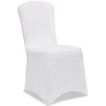 Weiße Deuba Stuhlhussen aus Polyester 