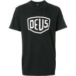 Deus Ex Machina, Schwarze T-Shirts und Polos Black, Herren, Größe: S