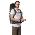 Deuter Men's Aircontact Lite 40 + 10 Hiking Backpack - Black-graphite / One Size