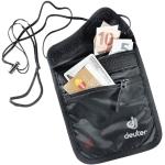 Schwarze Deuter Herrenbrustbeutel & Herrenbrusttaschen mit Reißverschluss mit RFID-Schutz 