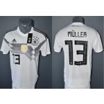 Deutschland Müller Trikot 2018 Weltcup National Fußball Herrenhemd Größe S