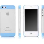 Devia BRA002693 Case Fresh iPhone 5S/SE Ausweistasche, Blau
