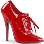 Rote Pleaser Domina High Heels & Stiletto-Pumps für Damen Übergrößen 