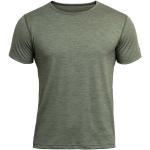 Olivgrüne Devold T-Shirts aus Merino-Wolle für Herren Größe XL 