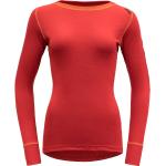 Reduzierte Rote Langärmelige Devold Langarm-Unterhemden für Damen Größe XL 