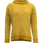 Gelbe Damensweatshirts aus Wolle Größe XL 