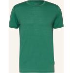 Grüne Devold T-Shirts aus Wolle für Herren Übergrößen 